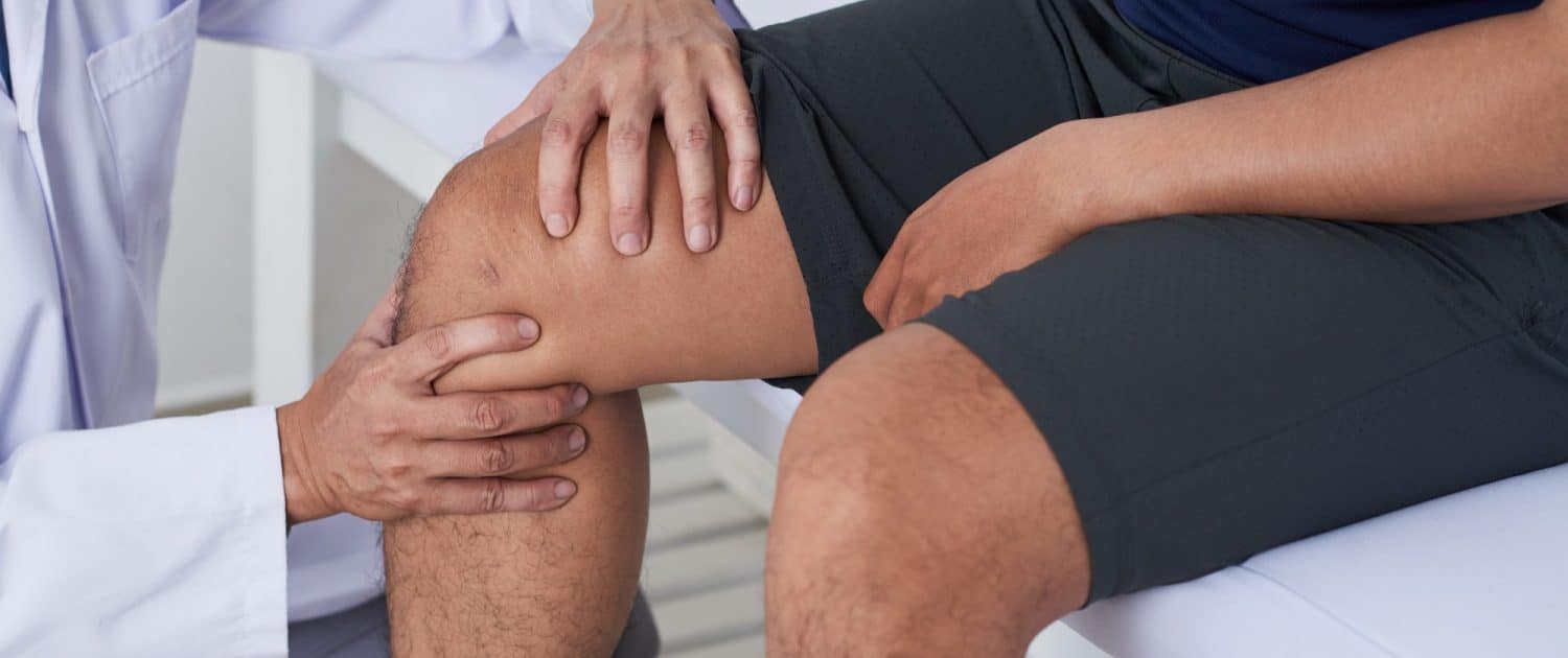 Examining knee